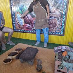 Cacao demo in San Pedro