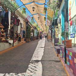 Coffee street in San Juan