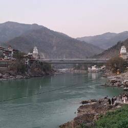 Otra postal de Rishikesh y el Ganges