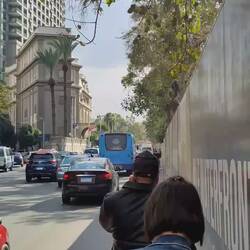 Ziemlich viel los auf Kairos Straßen, zum Glück geht Ihad vor.