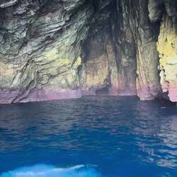 This rock is out in the deep ocean!