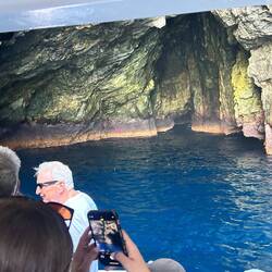 Cap'n backed us into this cave!