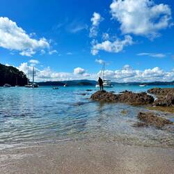 Me checking out the tide pools