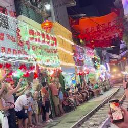 Here comes the train