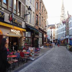 My hotel , 100 yards from grand place