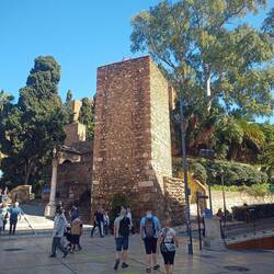 Alcazaba von Málaga, eine beeindruckende maurische Festungs- und Palastanlage. 