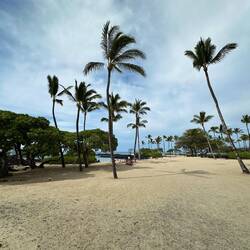 ...führte der Weg zur eigentlichen Beach