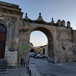 Western gate in the town walls