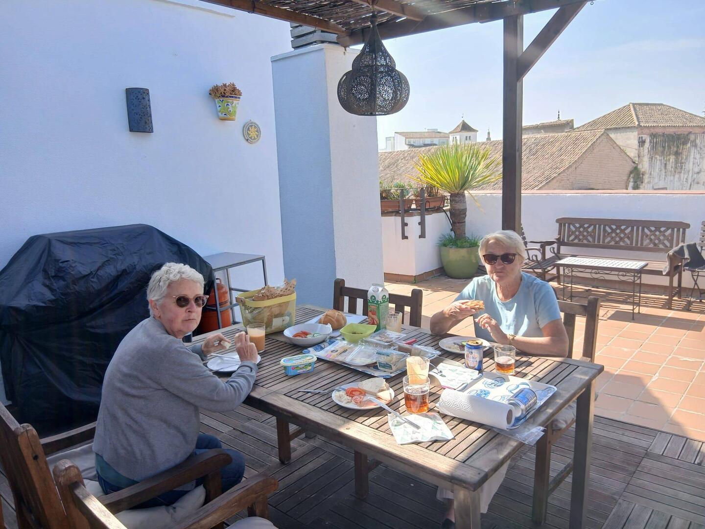 Friday lunch on the terrace