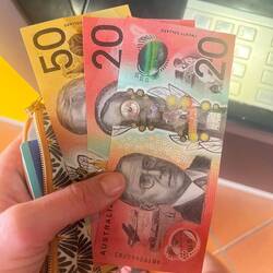 Australische Dollar fühlen sich irgendwie unecht an finde ich