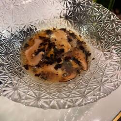 Abalone custard was sweet