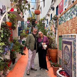 These beautifully decorated lanes are community projects done by volunteers