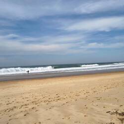 Den Wellen ist es egal, ich genieße es