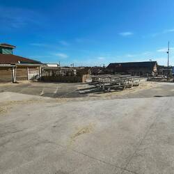 Der Ort fast ausgestorben