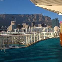 Die AIDA am Tafelberg