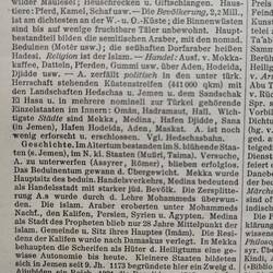 Meyers Handlexikon von 1912 kennt weder Dubai noch Abu Dhabi noch die VAE.
