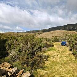 Stellplatz bei Puerto Ingeniero Ibanez