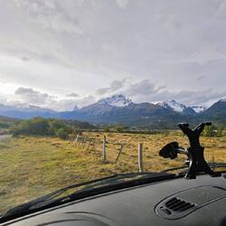 ...heute im Stellplatzkino: Die Berge bei Villa Cerro Castillo