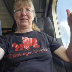Planwagen Urlauber on Tour