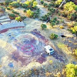 Unser Stellplätzli auf dem Campingplatz