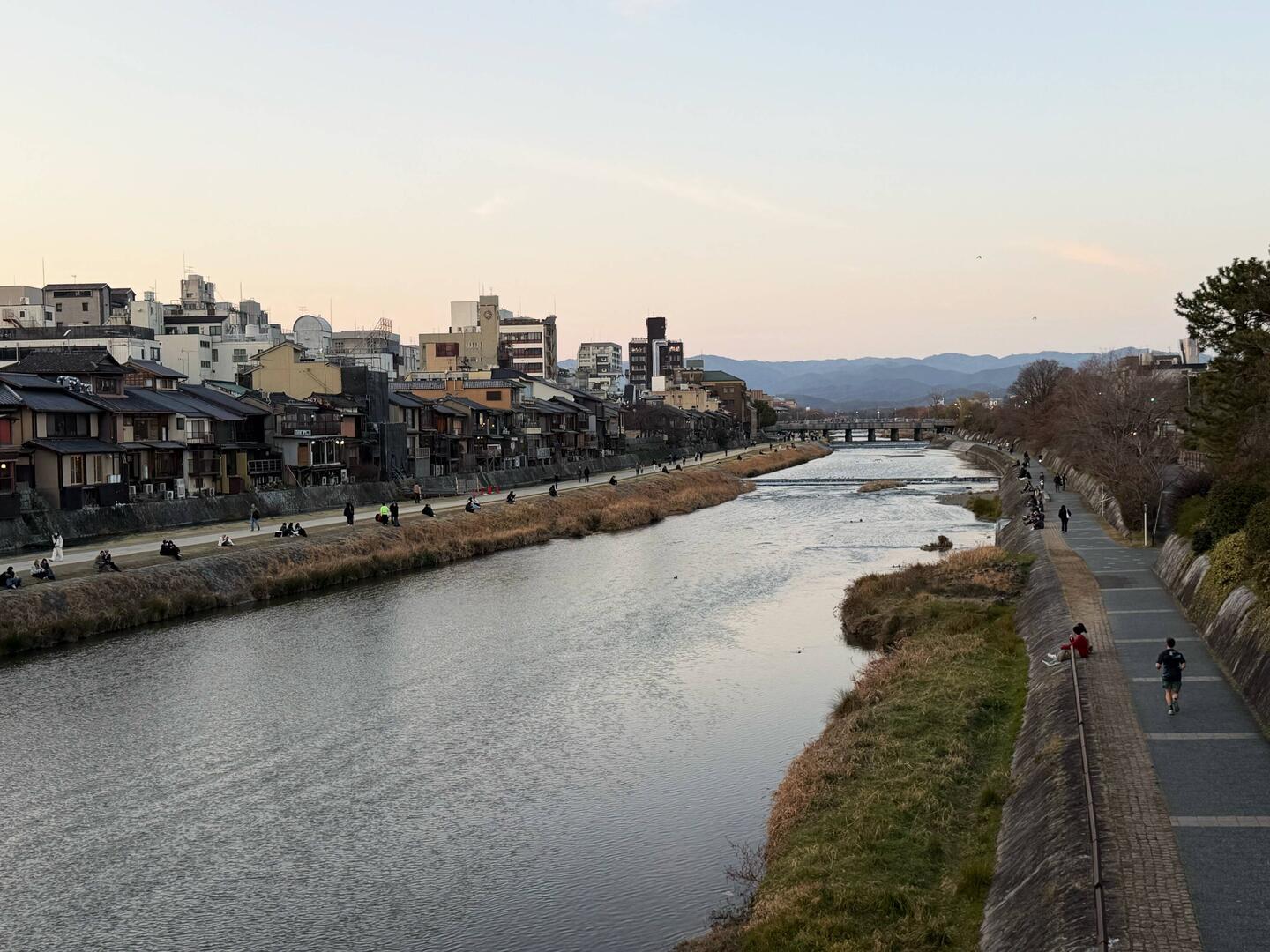 The river at dusk