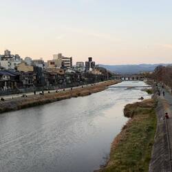 The river at dusk