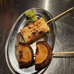 Roasted mushroom and "sweet" potato? There was nothing "sweet" about whatever that was...