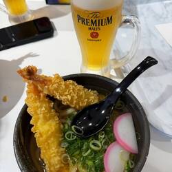 Kyoto Tempura - guess where - In the train station at Arashiyama!