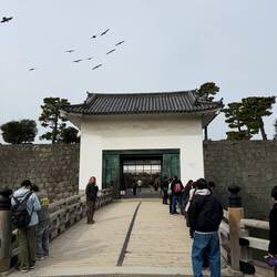 Honmaru Yagura-mon Gate - separating the outer Palace from the inner Keep and Palace grounds