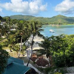 Utsikt från vår bungalow