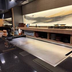 Okay, I gave Denise 4 spots ranging from a NICE Dinner down to a Teppanyaki bar - we are at #2!