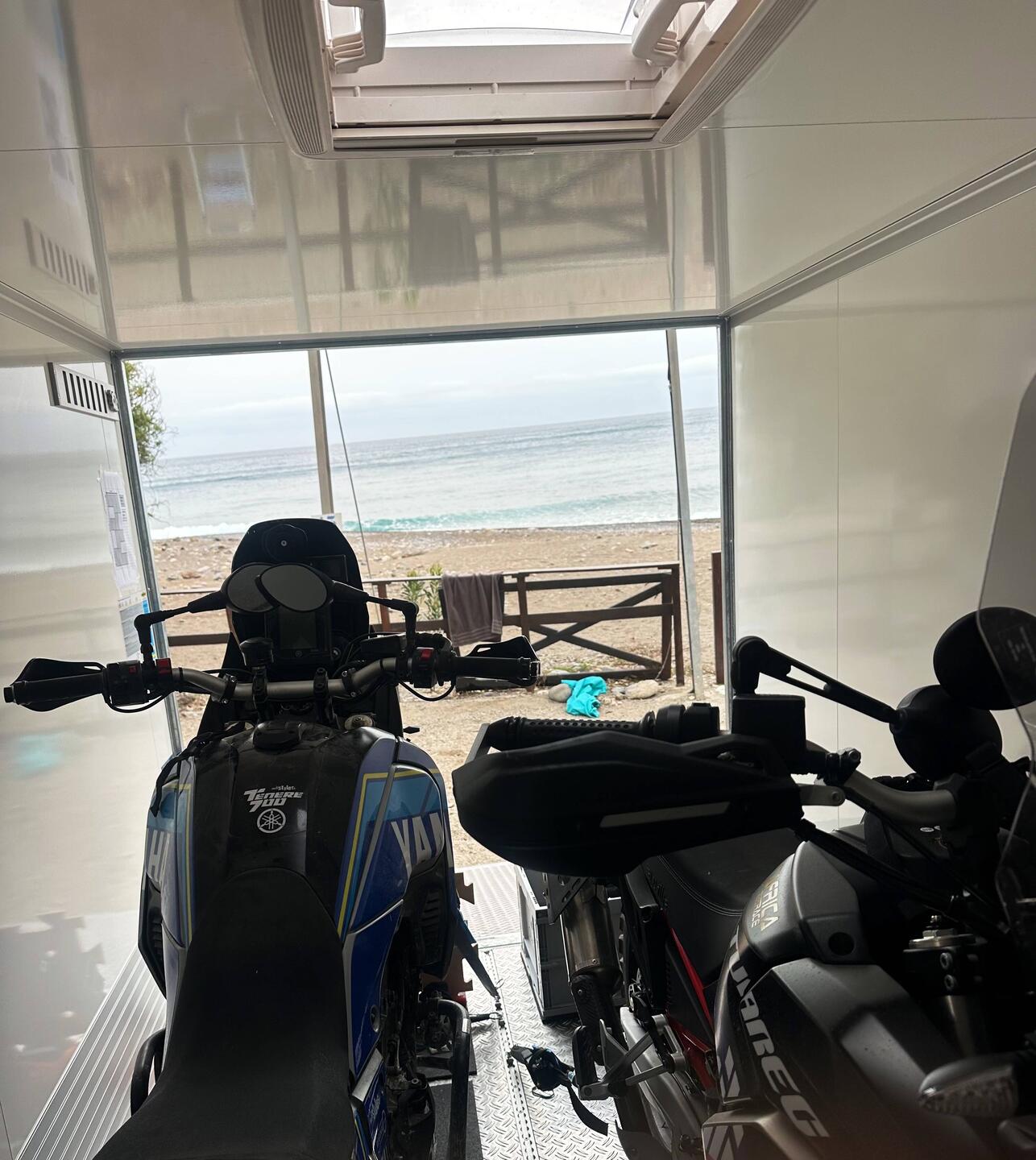 Ein letztes Mal die Aussicht geniessen