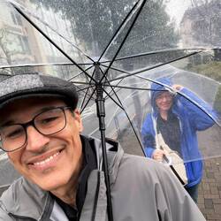 So let's head back out for an extra bag, we'll need it. At least we have umbrella's now.