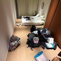 Looks similar, but the new piece of luggage is already full and packed!