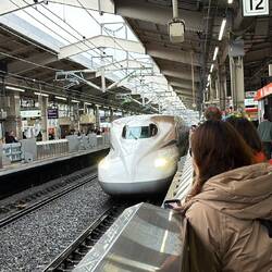 So cool, and these things are running about every 5 to 10 minutes between Kyoto and Tokyo!