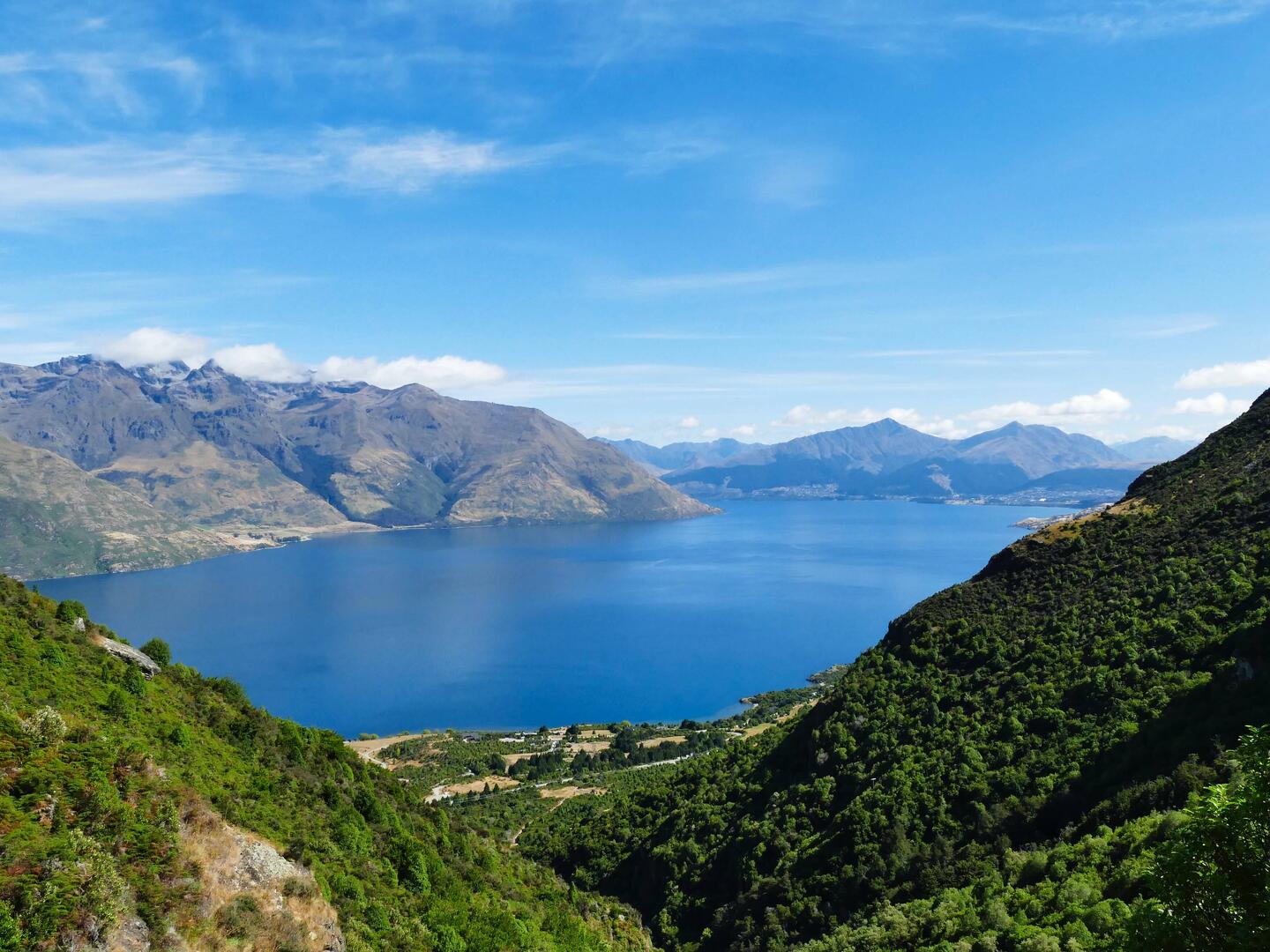 Ausblick über Lake Wakatipu