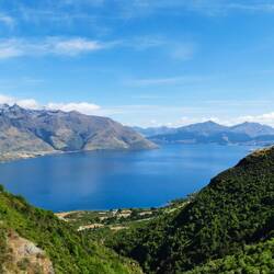 Ausblick über Lake Wakatipu