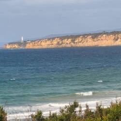 Split Point Lighthouse aus Distanz