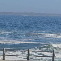 Robben Island im Hintergrund