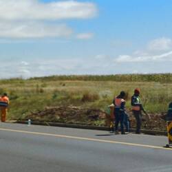 Arbeiten an der Autobahn 😮