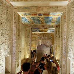 Eingang zum Grab von Ramses III