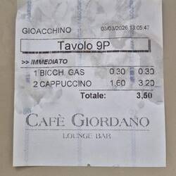 Cappuccino in Italien kann man sich echt noch leisten 😊👌