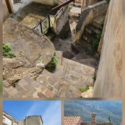 Die ganzen engen Gassen und Treppen kommen so auf dem Foto nicht raus