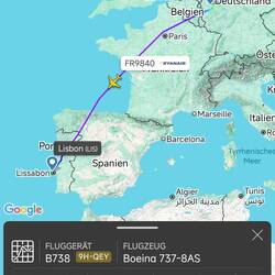 Flugzeit: 2h 40min 👍🏽