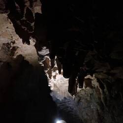 Stalactites in Waitangi Caves