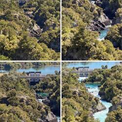 Stages as water is released from Aratiatia dam
