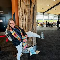 Tha-tha, that's all, Taupo! Cutest airport ever. Weirdly, no TSA screening within NZ!