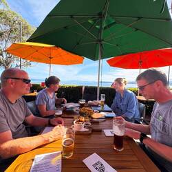 Lakeside happy hour at Jolly Good Fellows. Well named :)