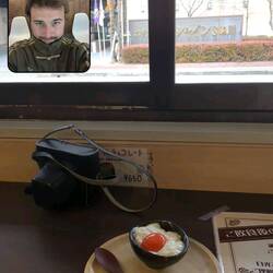 In der Früh noch einen Pudding vor der Weiterfahrt