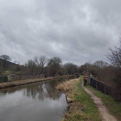 Heading back to Rainboat over Dane Aqueduct
